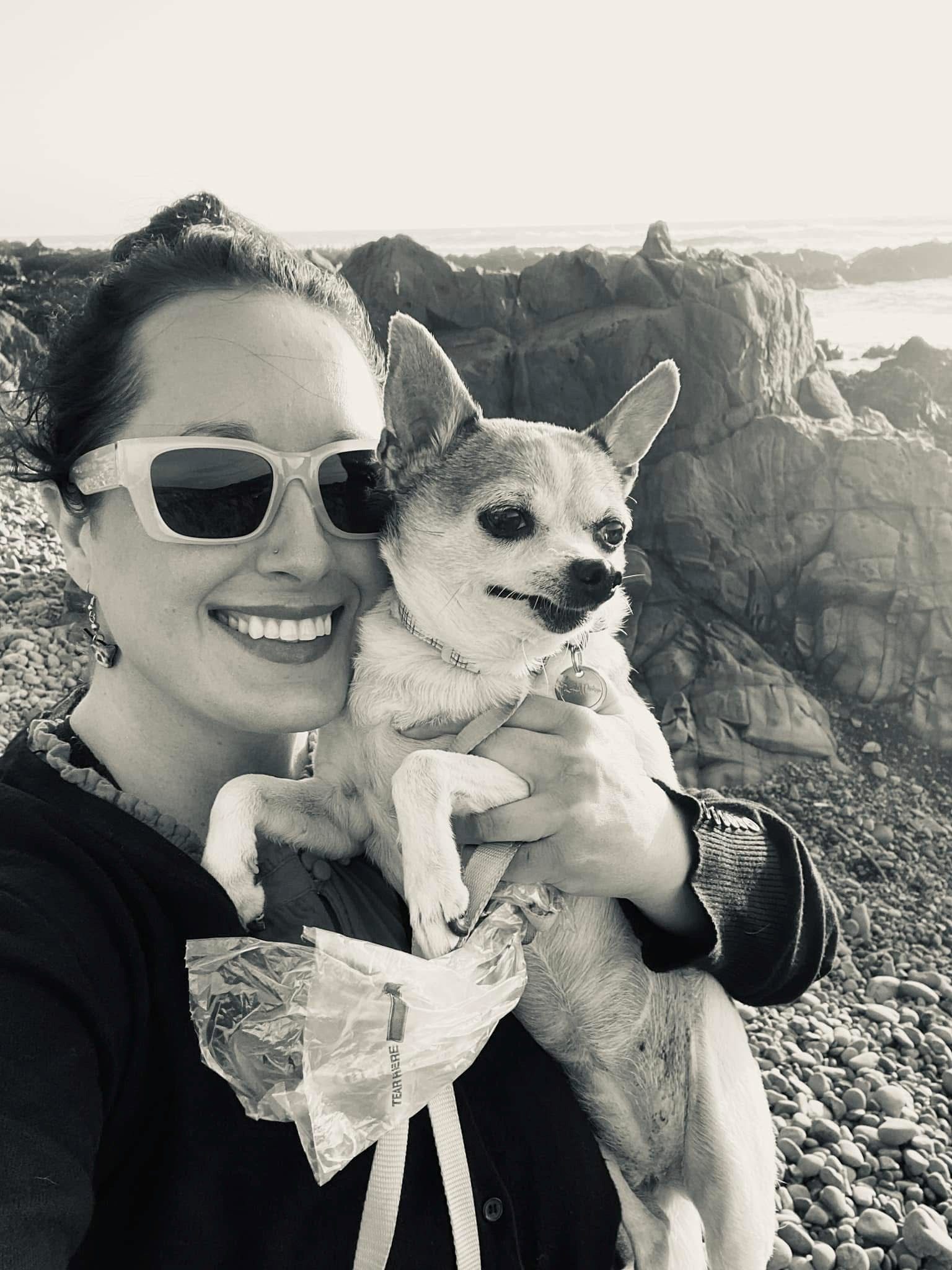 women with chihuahua